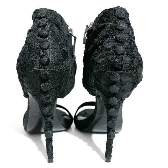 Elizabeth and James E-Janet Lace Stiletto Sandals - Picture 5 of 15